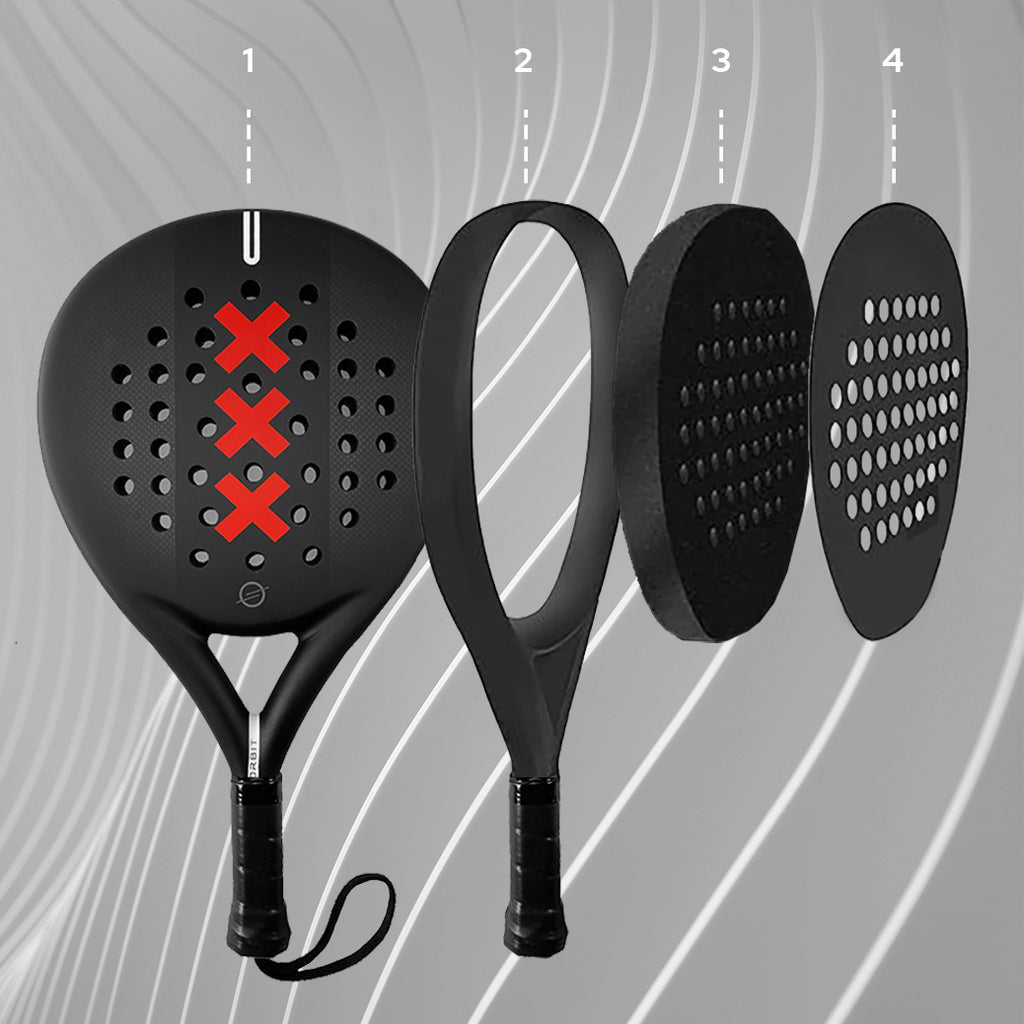 Van welk materialen worden padel rackets gemaakt en waarom?